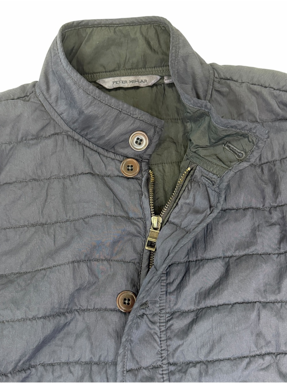 Peter Millar Quilted Navy Lightweight Jacket - Picture 5 of 5